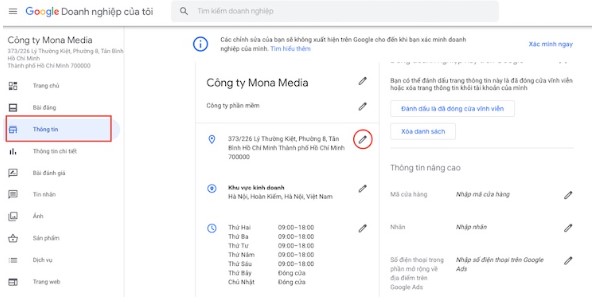 Cách chỉnh sửa địa chỉ doanh nghiệp trên Google Map