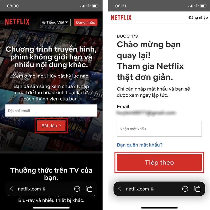 Cách đăng ký Netflix Free trên iphone