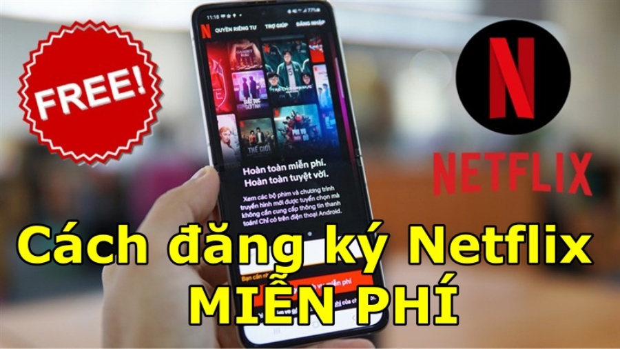 Đăng ký Netflix Free trên iphone android được không