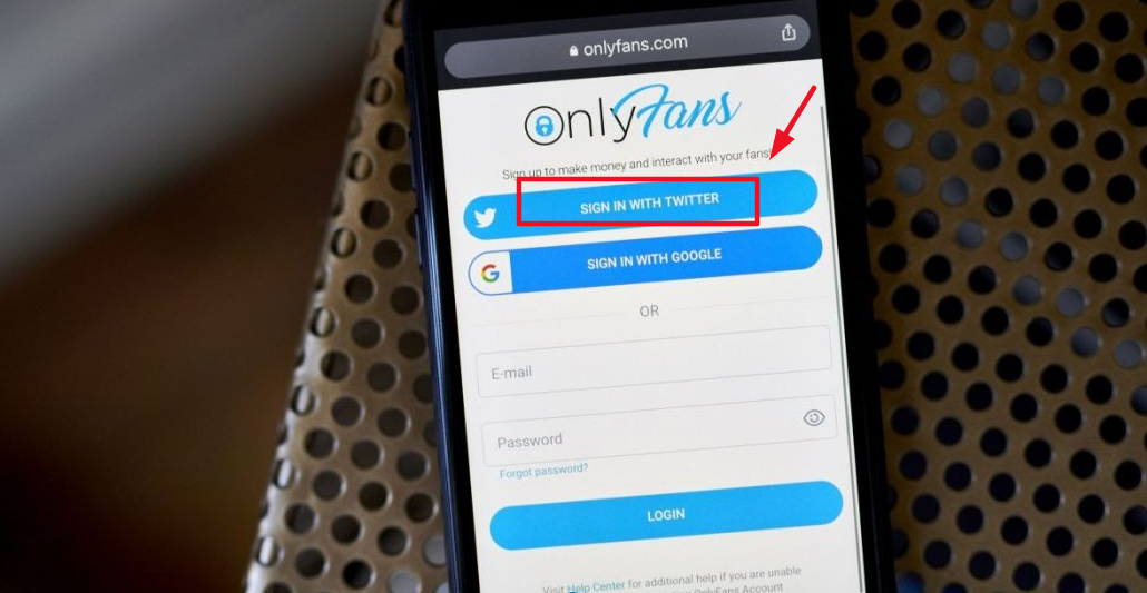 Liên kết OnlyFans với tài khoản Twitter