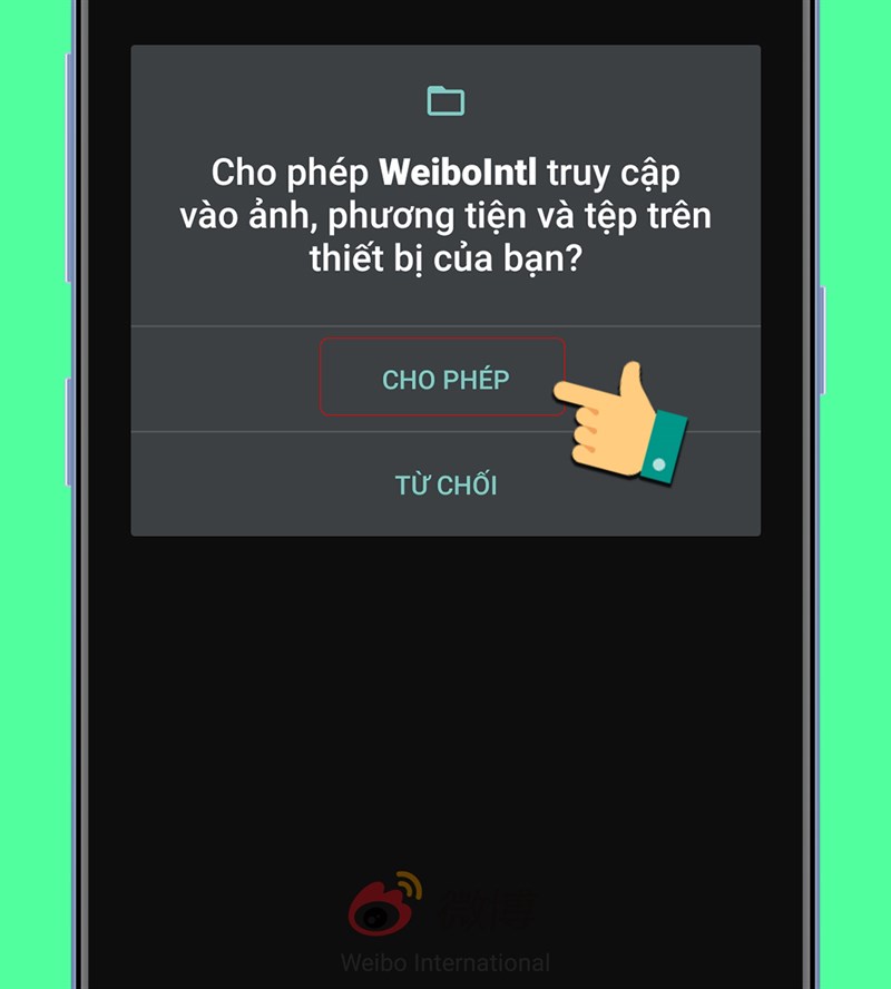 Cách đăng ký Weibo bằng Gmail trên điện thoại 2