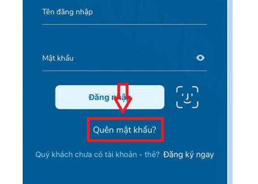 Đăng nhập eximbank edigi khi quên mật khẩu