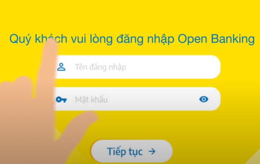 Đăng nhập Open Banking Nam A Bank