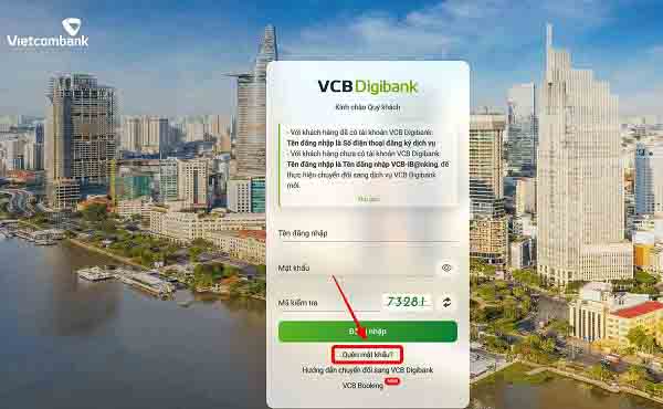 web-vcb-digibank-lay-lai-mat-khau-cach-lay-lai-mat-khau-vcb-ib@nking  